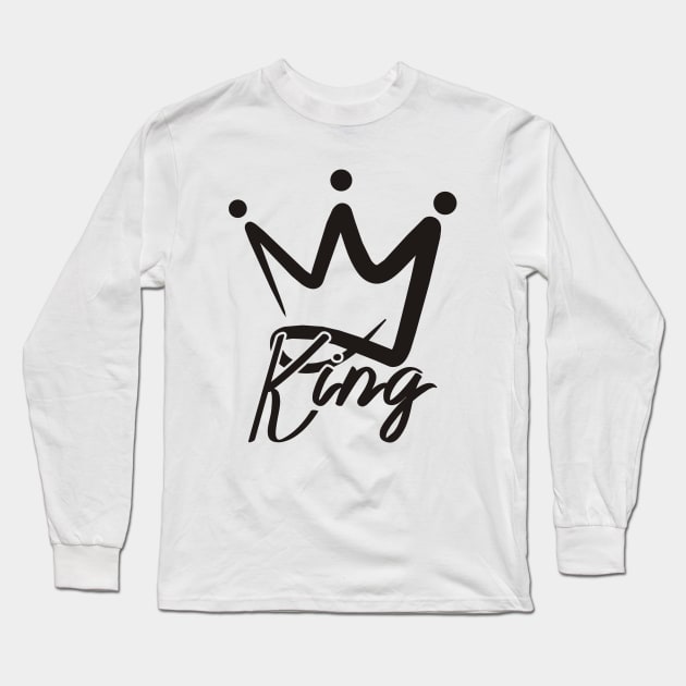 King Long Sleeve T-Shirt by area-design